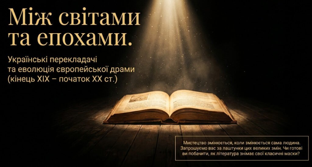 Головне зображення розробки: Українські перекладачі зарубіжної літератури кін. XIX – поч. XX ст. Порівняння «старої» і «нової» драми та образів персонажів | Презентація НУШ 9 клас