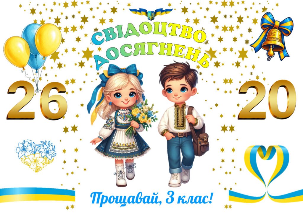 Головне зображення розробки: Футляр для свідоцтва досягнень + диплом + подяка батькам + мотиваційна зірочка для 3 класу.