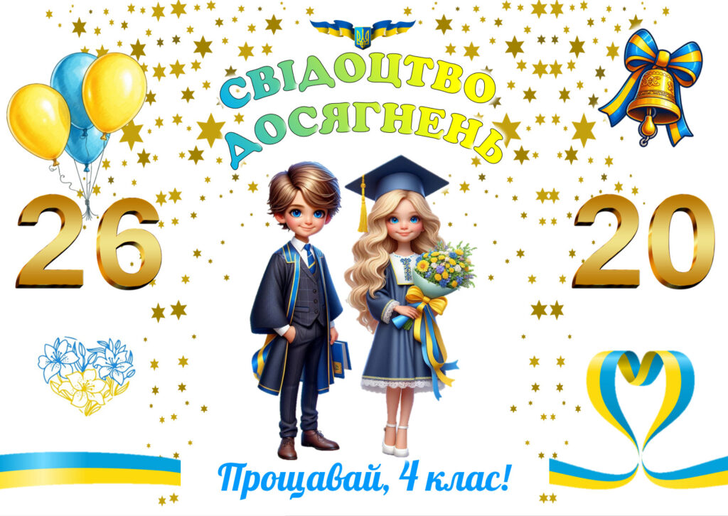Головне зображення розробки: Футляр для свідоцтва досягнень + диплом + подяка батькам + мотиваційна зірочка для 4 класу.