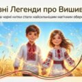 Ілюстрована розповідь «Чарівні Легенди про Вишиванку: Як червоні та чорні нитки стали магічним оберегом»