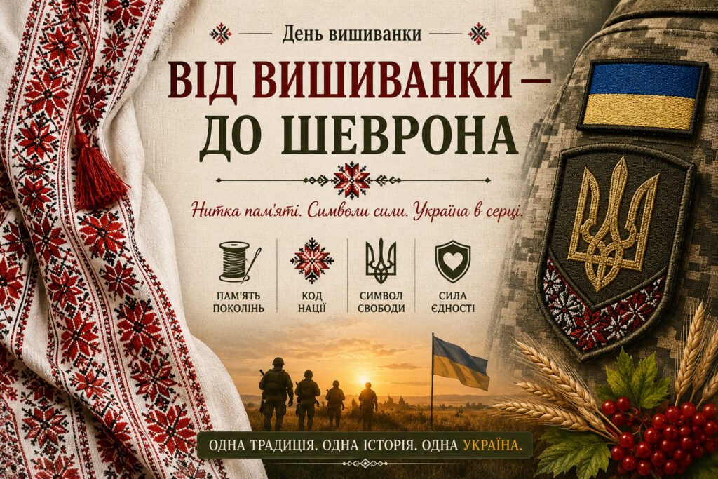 Головне зображення розробки: “ВІД ВИШИВАНКИ – ДО ШЕВРОНА” ПРЕЗЕНТАЦІЯ+ СЦЕНАРІЙ виховного заходу