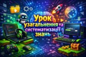 Флеш-картки “Урок узагальнення і систематизації знань” з інформатики 6 клас Біос