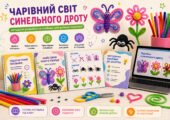 Комплект матеріалів «Чарівний світ синельного дроту: методичні розробки та посібник для дитячої творчості»