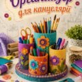 Майстер-клас та технологічна карта: «Виготовлення настільного органайзера для канцелярії»