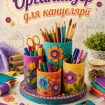 Майстер-клас та технологічна карта: «Виготовлення настільного органайзера для канцелярії»