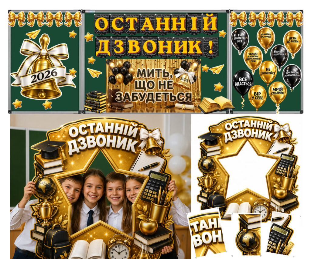 Головне зображення розробки: Останній дзвоник 2026. Оформлення.