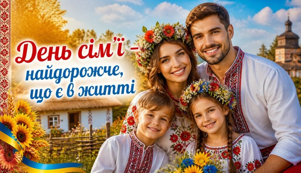 Головне зображення розробки: ✨ Готовий матеріал до Дня сім’ї ✨ Презентація “День сім’ї – найдорожче, що є в житті” + конспект+плакат+топери