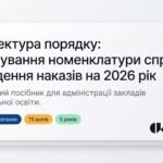 Фото розробки: Комплект матеріалів «Архітектура порядку: Формування номенклатури справ та ведення наказів у ЗПО на 2026 рік»