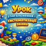 Флеш-картки “Урок узагальнення і систематизації знань” з інформатики 5 клас Ривкінд