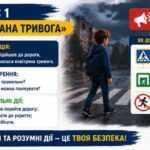 Фото розробки: «ДОРОЖНЯ ОБОРОНА: як уникнути небезпек на дорозі під час війни» Презентація+сценарій