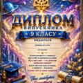 Креативні дипломи випускників 9 класу