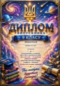 Креативні дипломи випускників 9 класу