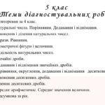 Фото розробки: Діагностувальні роботи на рік з математики в 5 класі за модельною програмою О.Істера