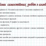 Фото розробки: Самостійні роботи на рік з алгебри 9 клас НУШ за модельною програмою А. Мерзляка