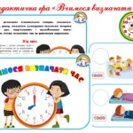 “Вчимося визначати час” дидактична гра