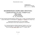Фото розробки: Модифікована навчальна програма (ІV рівень підтримки). Українська мова. 9 клас. Заболотний О. В. та ін. (105 год / 3 год на тиждень)