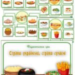 Дидактична гра “Страви українські, страви сучасні”