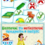Дидактична гра “Безпечні та небезпечні предмети в побуті”