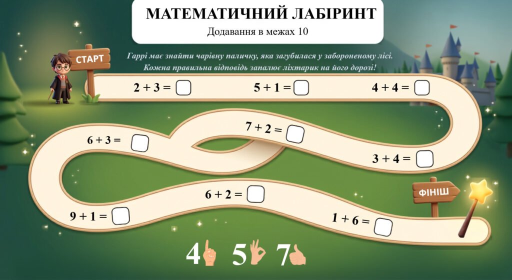 Головне зображення розробки: Математика з чарівниками