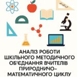 Аналіз роботи ШМО вчителів природничо-математичного циклу за 2025 – 2026 н.р.