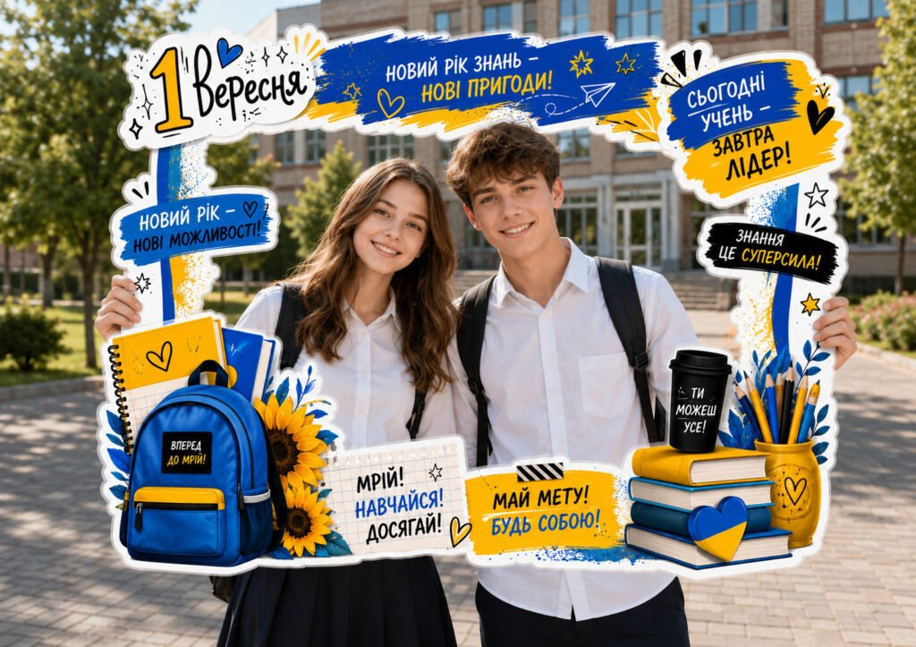 Головне зображення розробки: 🎓✨Мега-Фоторамка на 1 вересня 2026 💛💙