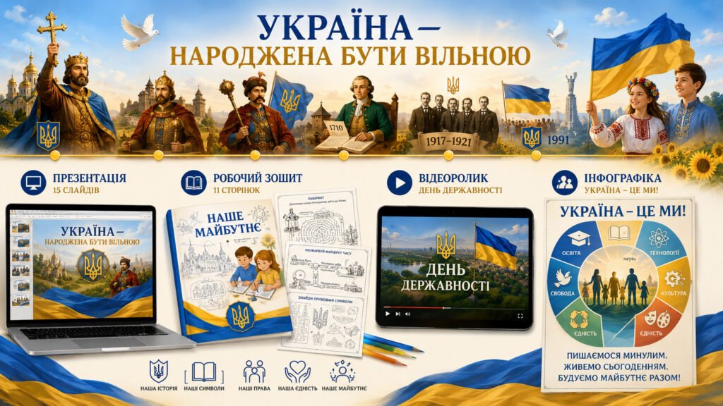 Головне зображення розробки: Україна — народжена бути вільною