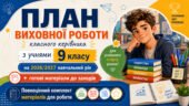 План виховної роботи класного керівника на 2026/2027 навчальний рік 9 клас