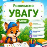 Робочий зошит «Літня академія: Розвиваємо увагу»