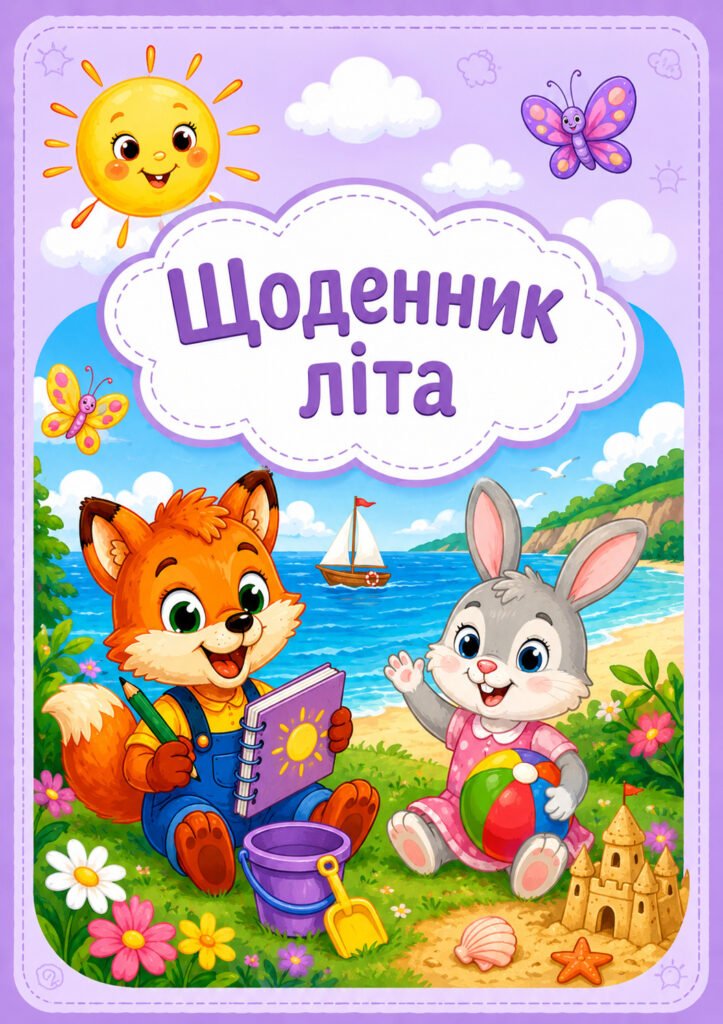 Головне зображення розробки: Мій супер-літній щоденник спогадів: робочі аркуші для адаптації після канікул