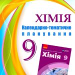 !!! !!! ХІМІЯ 9 кл НУШ. РОБОЧА ПРОГРАМА + КАЛЕНДАРНО-ТЕМАТИЧНЕ ПЛАНУВАННЯ на 2 і 2,5 год. на тиждень за МНП і підручником ГРИГОРОВИЧА (2026)