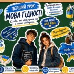 Фото розробки: МЕГАНОВИНКА. Перший урок 2026/2027 за рекомендаціями МОН “Мова гідності” Презентація + оформлення дошки + конспект (5-11 клас)
