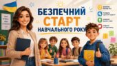 Сучасна презентація “Безпечний старт навчального року” Інструктаж з БЖД на початок навчального року