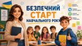 Сучасна презентація “Безпечний старт навчального року” Інструктаж з БЖД на початок навчального року