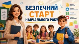 Сучасна презентація “Безпечний старт навчального року” Інструктаж з БЖД на початок навчального року