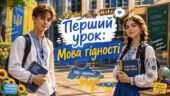 МЕГАЗБІРКА. Перший урок 2026/2027 за рекомендаціями МОН “Мова гідності” Презентація + оформлення дошки + конспект (5-11 клас)