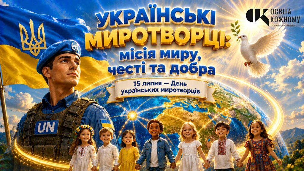 Головне зображення розробки: «День українського миротворця» (15 липня): комплект наочних матеріалів
