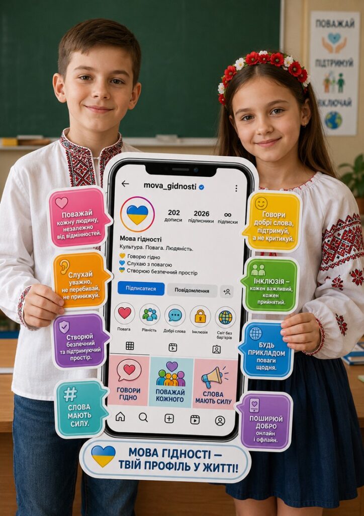 Головне зображення розробки: Новинка! Смартфон гідності. Мова гідності 2026