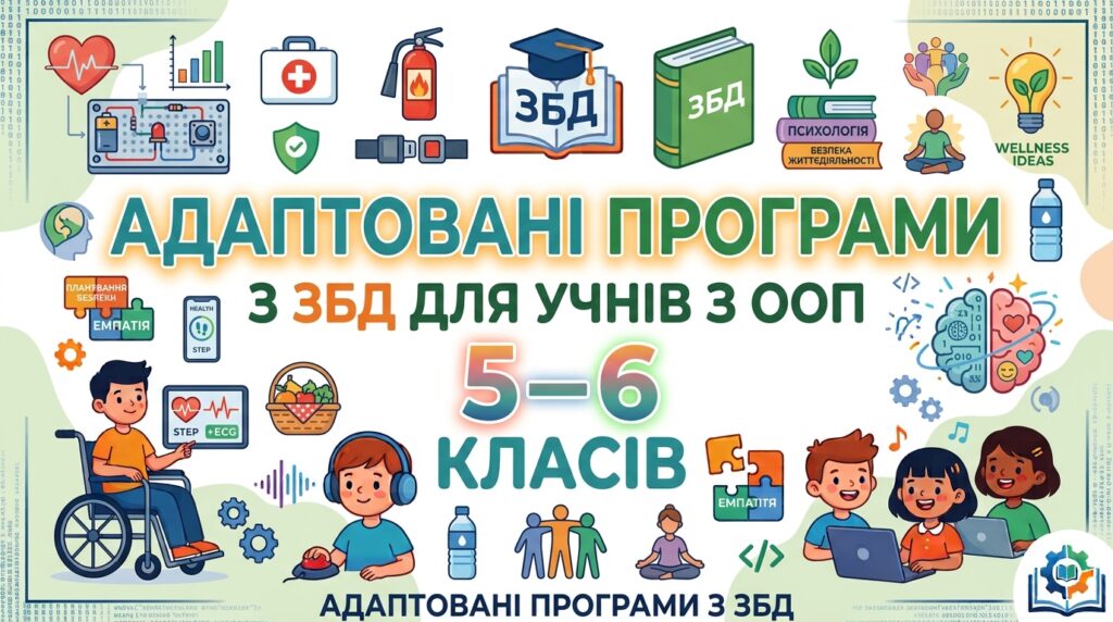 Головне зображення розробки: ЗБД. Адаптована навчальна програма для учня ООП 5 клас (ІІІ рівень підтримки) за підр. Тагліна«Здоров’я, безпека та добробут”