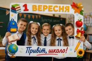 📸 Фоторамка «Полароїд 1 Вересня» до свята Першого дзвоника 🔔