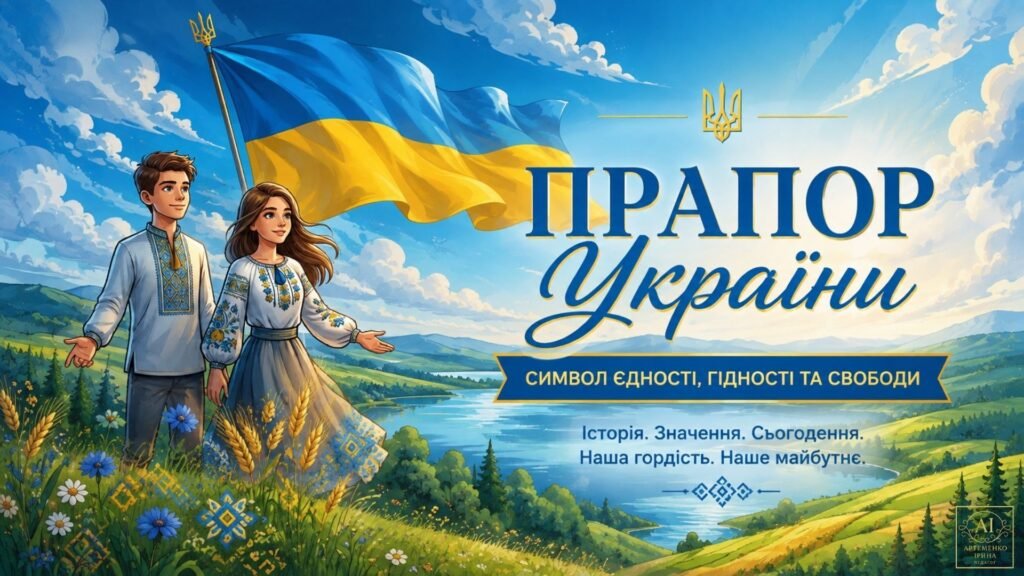 Головне зображення розробки: Презентація “Прапор України (символ єдності, гідності та свободи)”