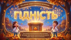 Презентація “МОВА ГІДНОСТІ” + постер+ 2 листівки для початкових класів