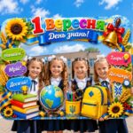 Фоторамка «1 Вересня. День знань!» 💛💙🌻