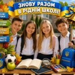 Фоторамка “Знову разом у рідній школі!”