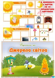 Дидактична гра “Джерела світла”