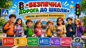 🚦 «Безпечна дорога до школи» 🏫 2026 «Місія: дістатися безпечно!» + Конспект
