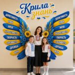 Фотозона «Крила знань» до 1 вересня.