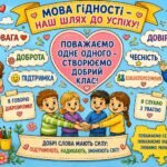 Плакат співпраці (Розмальовка) “Мова гідності”
