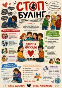 Плакат «СТОП булінг»