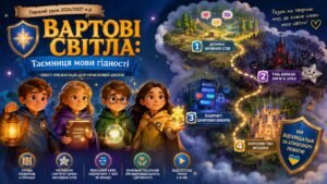 «Вартові Світла: Таємниця мови гідності» — квест-презентація до Першого уроку 2026/2027 н.р.