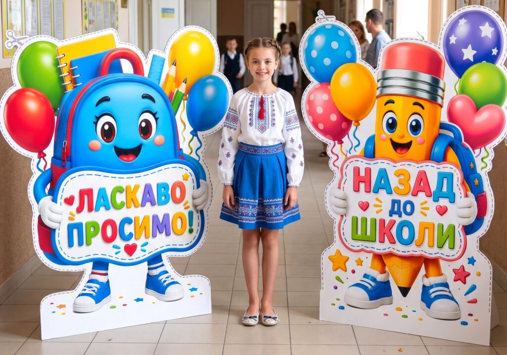 Головне зображення розробки: 🎒✏️ ЯСКРАВА ФОТОЗОНА «НАЗАД ДО ШКОЛИ» ✏️🎒